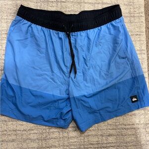 Quiksilver Men's Two-Tone Blue Board Shorts